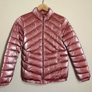 CHROME PINK BUBBLE JACKET 🌸💗🎀